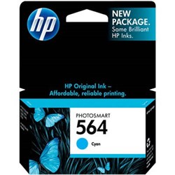 HP 564 INK CARTRIDGE CYAN CB318WA