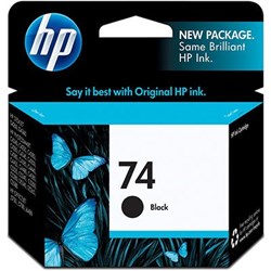 HP 74 INK CARTRIDGE BLACK CB335WA