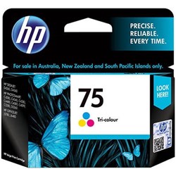 HP 75 INK CARTRIDGE TRI COLOUR CB337WA