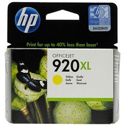 HP 920XL OFFICEJET INK CARTRIDGE HIGH YIELD YELLOW CD974AA