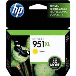 HP 951XL OFFICEJET INK CARTRIDGE HIGH YIELD YELLOW CN048AA