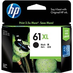HP 61XL INK CARTRIDGE HIGH YIELD BLACK CH563WA