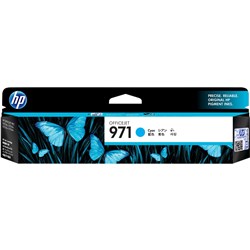 HP 971 OFFICEJET INK CARTRIDGE CYAN CN622AA