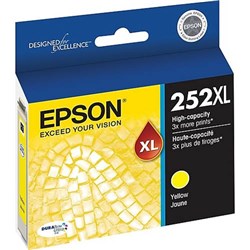 EPSON 252XL DURABRITE ULTRA INK CARTRIDGE HIGH YIELD YELLOW