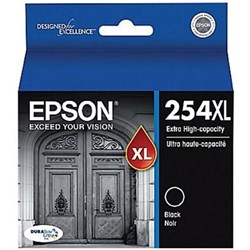 EPSON 254XL DURABRITE ULTRA INK CARTRIDGE EXTRA HIGH YIELD BLACK