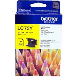 BROTHER LC-73Y INK CARTRIDGE YELLOW