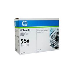HP 55X LASERJET TONER CARTRIDGE HIGH YIELD BLACK CE255X
