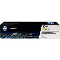 HP 126A LASERJET TONER CARTRIDGE YELLOW CE312A