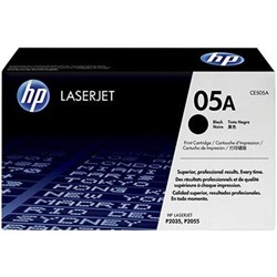 HP 05A LASERJET TONER CARTRIDGE BLACK CE505A