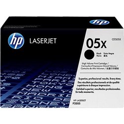 HP 05X LASERJET TONER CARTRIDGE HIGH YIELD BLACK CE505X
