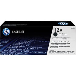 HP 12A LASERJET TONER CARTRIDGE BLACK Q2612A