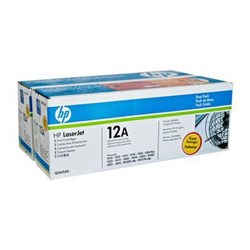 HP 12A LASERJET TONER CARTRIDGE TWIN PACK BLACK Q2612AD