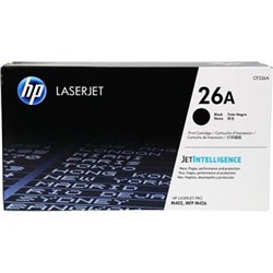 HP 26A LASERJET TONER CARTRIDGE BLACK CF226A
