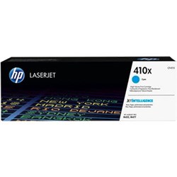 HP 410X LASERJET TONER CARTRIDGE HIGH YIELD CYAN CF411X
