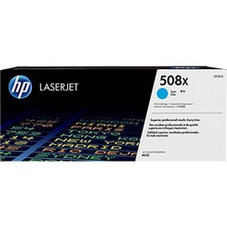 HP 508X LASERJET TONER CARTRIDGE HIGH YIELD CYAN CF361X