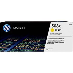 HP 508X LASERJET TONER CARTRIDGE HIGH YIELD YELLOW CF362X