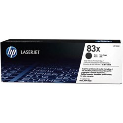 HP 83X LASERJET TONER CARTRIDGE HIGH YIELD BLACK CF283X