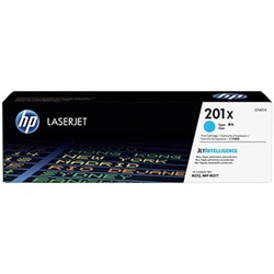 HP 201X LASERJET TONER CARTRIDGE HIGH YIELD CYAN CF401X
