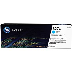 HP 827A LASERJET TONER CARTRIDGE CYAN CF301A