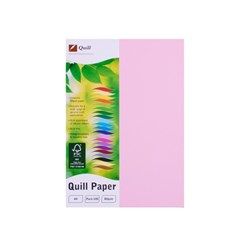 QUILL COLOUR COPY PAPER A4 80GSM MUSK PACK OF 100