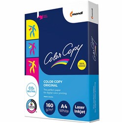 MONDI COLOR COPY DIGITAL PAPER MATTE A4 160GSM WHITE PACK OF 250 SHEETS