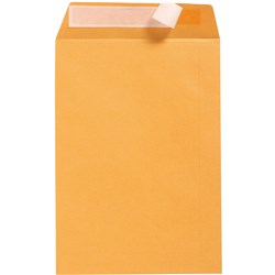 CUMBERLAND PLAIN ENVELOPE POCKET C3 STRIP SEAL GOLD BOX OF 250