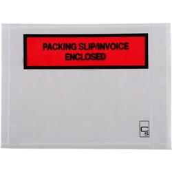 CUMBERLAND PACKAGING ENVELOPE 115 X 155MM PACKING SLIP/INVOICE ENCLOSED BOX 1000