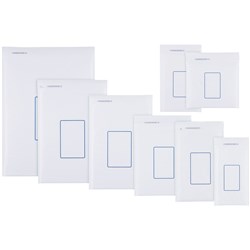 JIFFYLITE SEALED AIR SIZE 4 BUBBLE LINED MAILING BAGS 240 X 340MM WHITE CARTON OF 100