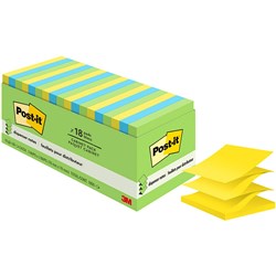 POST-IT R330-18AUCP POP UP NOTES 76MMX76MM FLORAL FANTASY PACK OF 18