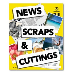 OLYMPIC S929 NEWS SCRAPS AND CUTTINGS SCRAPBOOK 325 X 400MM 72 PAGE