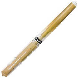 UNI-BALL UM153 IMPACT SIGNO GEL ROLLERBALL PEN BROAD 1MM BLUE GOLD