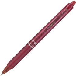 PILOT FRIXION CLICKER ERASABLE ROLLERBALL RETRACTABLE PEN FINE 0.7MM RED