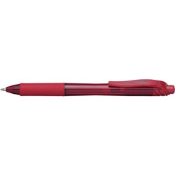 PENTEL BL110 ENERGEL X GEL PEN RETRACTABLE MEDIUM 1MM RED