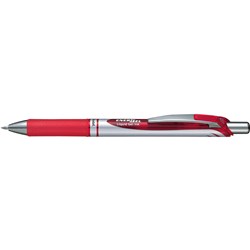PENTEL BL77 ENERGEL XM GEL PEN RETRACTABLE FINE 0.7MM RED
