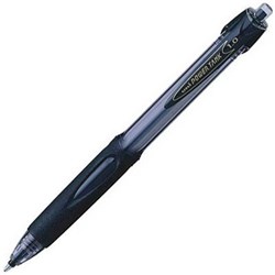UNI SN220 POWER TANK BALLPOINT PEN RETRACTABLE MEDIUM 1MM BLACK