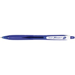 PILOT REXGRIP BEGREEN BALLPOINT PEN RETRACTABLE MEDIUM 1MM BLUE