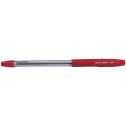 PILOT BPS-GP BALLPOINT PEN FINE 0.7MM RED