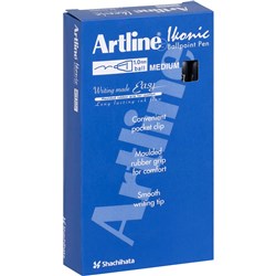 ARTLINE 8410 BALLPOINT PEN RETRACTABLE GRIP MEDIUM 1MM BLACK