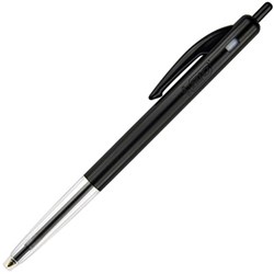 BIC CLIC M10 XTRA LIFE BALLPOINT PEN RETRACTABLE MEDIUM 1MM BLACK PACK OF 10