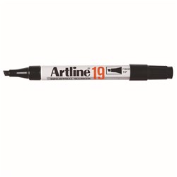 ARTLINE 19 PERMANENT INDUSTRIAL MARKER CHISEL 5MM BLACK