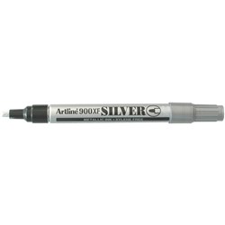 ARTLINE 900XF METALLIC PERMANENT MARKER MEDIUM BULLET 2.3MM SILVER