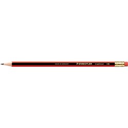 STAEDTLER 112 TRADITION PENCIL RUBBER TIPPED GRAPHITE HB