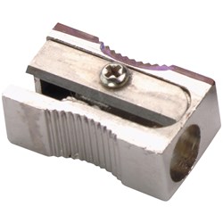 MARBIG PENCIL SHARPENER 1 HOLE METAL SILVER