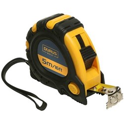 DURUS MEASURING TAPE BLACK & YELLOW 5M