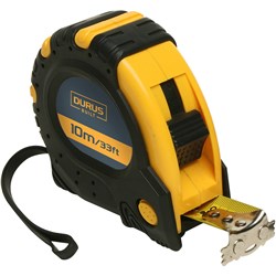 DURUS MEASURING TAPE BLACK & YELLOW 10M