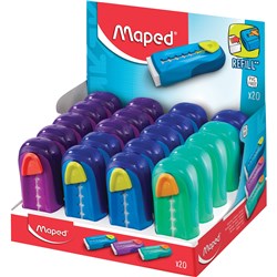 MAPED GOM UNIVERSAL SELF LOCKING ERASER ASSORTED COLOURS