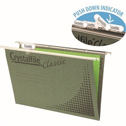 CRYSTALFILE SUSPENSION FILES ENVIRO CLASSIC FOOLSCAP COMPLETE PACK OF 50