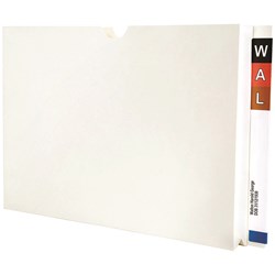 AVERY LATERAL SHELF POCKET WALLET TOP OPENING FOOLSCAP WHITE BOX OF 20