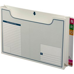 AVERY LATERAL SHELF NOTES WALLET TOP OPENING STANDARD WHITE BOX OF 20