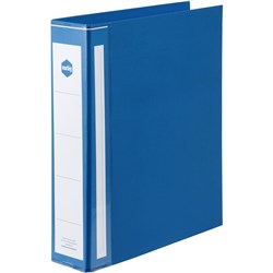 MARBIG ENVIRO DELUXE WIDE CAPACITY BINDER A4 4D RING 50MM BLUE